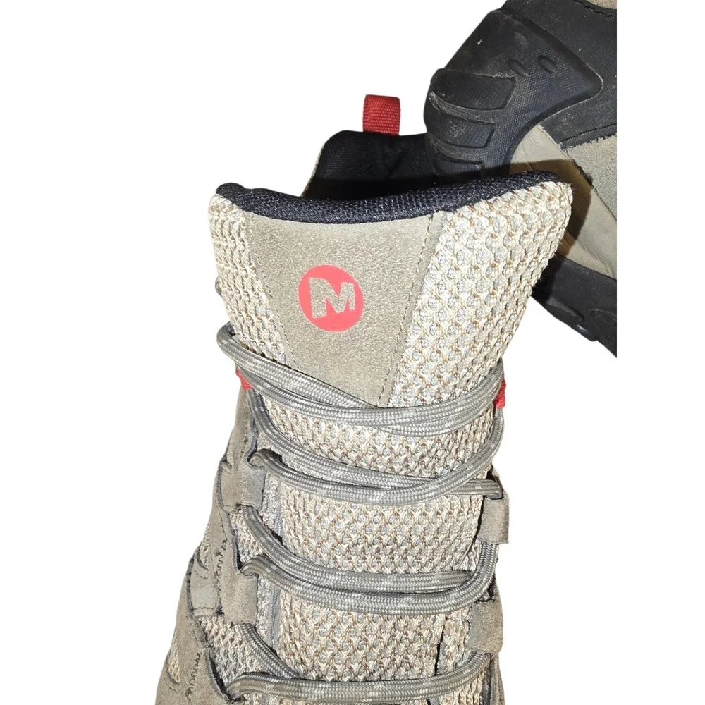 Merrell Alverstone 2 Mens Mid Hiking Boots Size 12 Boulder J033027 Waterproof